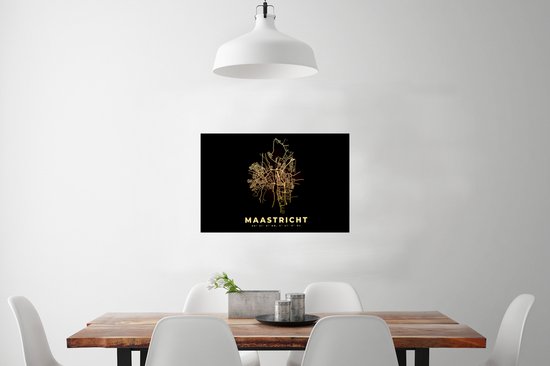 Affiche Nederland - Plan de ville - Maastricht - Plan - 90x60 cm