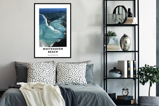 Cadre photo avec affiche - Australie - Plage - Mer - 60x90 cm - Cadre pour affiche
