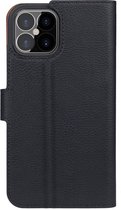 Xqisit Slim Wallet Selection Anti Bac kunststof hoesje voor iPhone 12 Pro Max - zwart