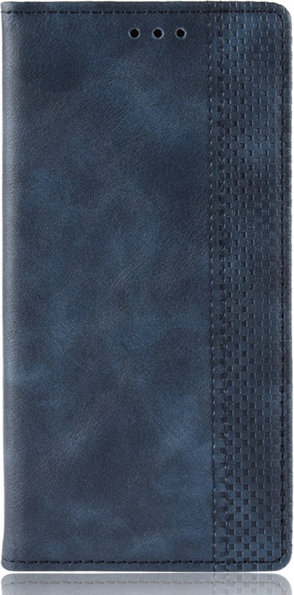 Mobigear Telefoonhoesje geschikt voor Huawei P30 Pro Hoesje | Mobigear Sensation Bookcase Portemonnee | Pasjeshouder voor 3 Pasjes | Telefoonhoesje voor Pinpas / OV Kaart / Rijbewijs - Blauw