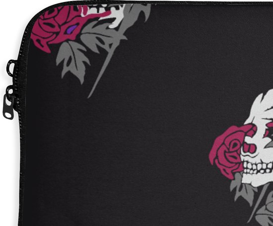 Skin Pour Ordinateur Portable 15" - Motif Roses Et Crâne - Vinyle Itsaskin