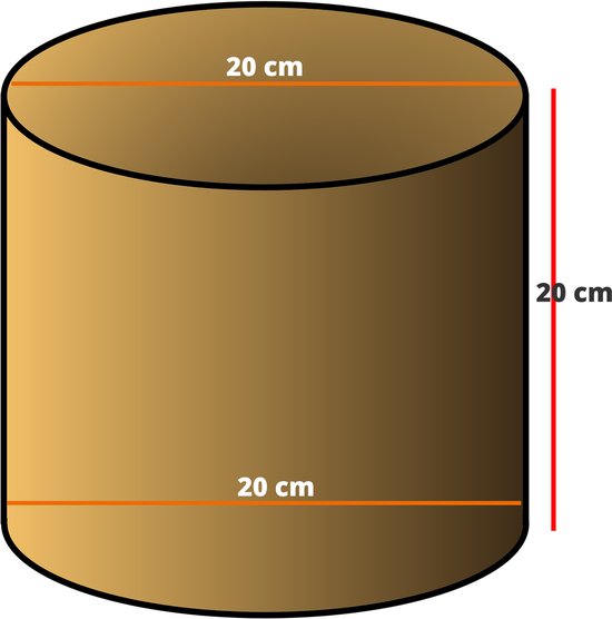 Abat-jour Uniqq tissu blanc Ø 20 cm – hauteur 20 cm