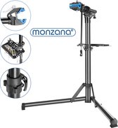 Monzana Fietsmontagestandaard - Verstelbaar Inklapbaar 50 kg - Zwart