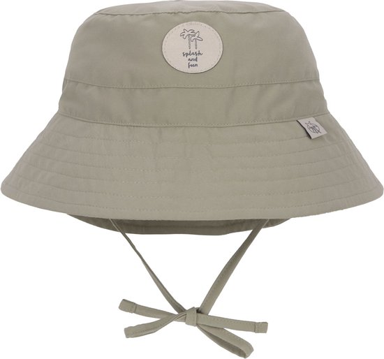 Lässig - Chapeau de pêche anti-UV pour enfants - Olive - taille L (50-51cm)