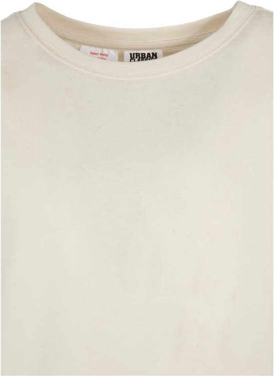 Urban Classics Kinder Tshirt - Kids 158/164-Organic Extended Shoulder Beige