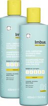 IMBUE. - Curl Liberating Shampooing - Sans Sulfate - Paquet Économique - 2 x 400 ml