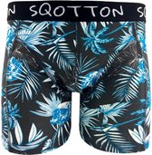Caleçon - SQOTTON® - Jungle - Anthracite - Taille XL