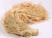 Raffia - 400 gram | Natuurlijke en extra stevige raffia | Raffia knutsel lint | knutselpakket | Bruin