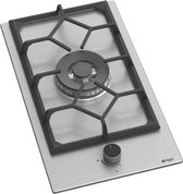 Bol.com Wiggo WH-G331RD(X) - Inbouw gaskookplaat met Wok - 30cm - Rvs aanbieding