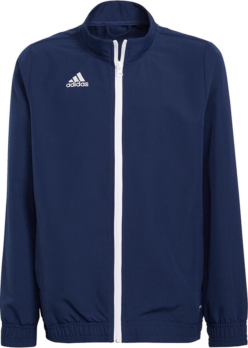 adidas - Entrada 22 Presentation Jacket Youth - Blauwe Presentation Jacket-164