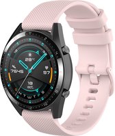 YONO Siliconen Sport Bandje 22mm - Horlogebandje geschikt voor Samsung Galaxy Watch 46mm / 3 (45mm) / Gear s3 - Polar Vantage M2 / Grit X - Huawei Watch GT 3 (pro) / 2 - Amazfit GTR - Lichtroze
