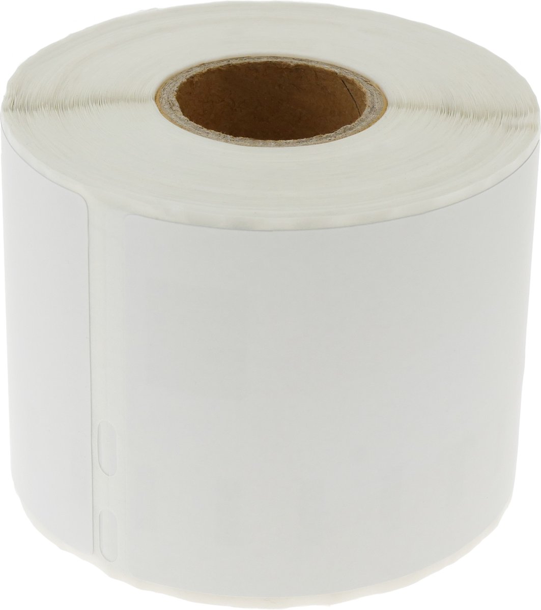 BeMatik - Rol van 320 zelfklevende etiketten compatibel met Dymo S0722440 en 99015 54x70mm
