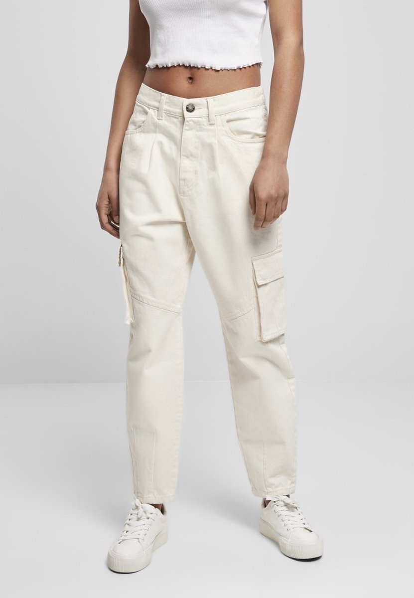Urban Classics Cargobroek -Taille 28 inch- Ballon Fit Twill Beige