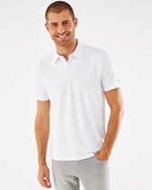 Jersey Polo Mannen - Wit - Maat L