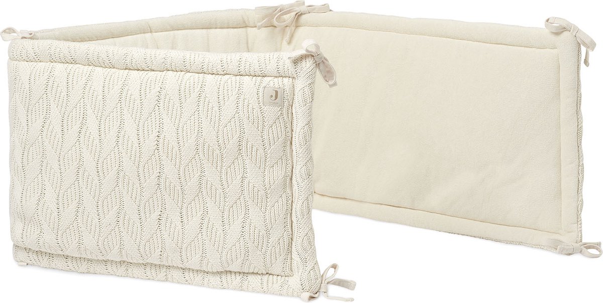 Jollein Bedomrander Spring Knit 180x35cm - Ivory