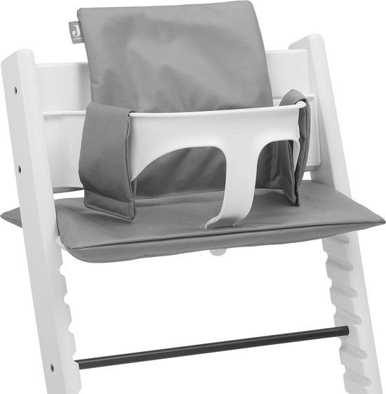 Jollein - Stoelverkleiner Meegroei (Storm Grey) - Polyester - Stoelverkleiner Voor Kinderstoel, Baby - 45x27cm