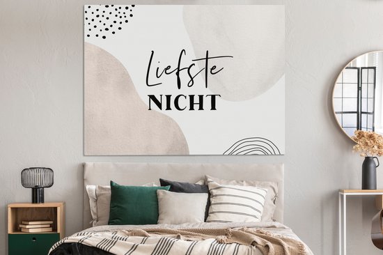 Tableau sur toile 160x120 cm - Décoration murale Citations - Proverbes - 'Chère cousine' - Pastel - Décoration murale salon - Décoration chambre - Accessoires chambre - Peintures