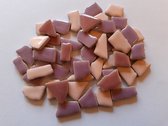 Keramische Mozaïek Steentjes Paars/Roze Mix 300 Gram