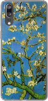 Geschikt voor Huawei P20 hoesje - Amandelbloesem - Vincent van Gogh - Siliconen Telefoonhoesje