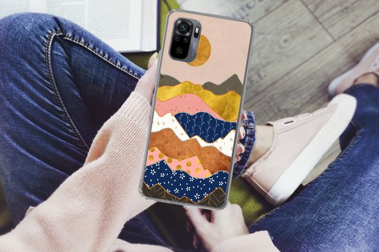Coque Xiaomi Redmi Note 10 Pro - Or - Pastel - Motifs - Coque de téléphone en Siliconen