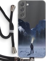 Case Company® - Samsung Galaxy S22 Plus hoesje met Koord - Wanderlust - Telefoonhoesje met Zwart Koord - Bescherming aan alle Kanten en Over de Schermrand