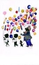 poster Art Unlimited Fiep Westendorp Jip en Janneke ballonnen 30 x 40 cm