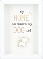 Fotolijst met Compliment My HOME is where my DOG is!