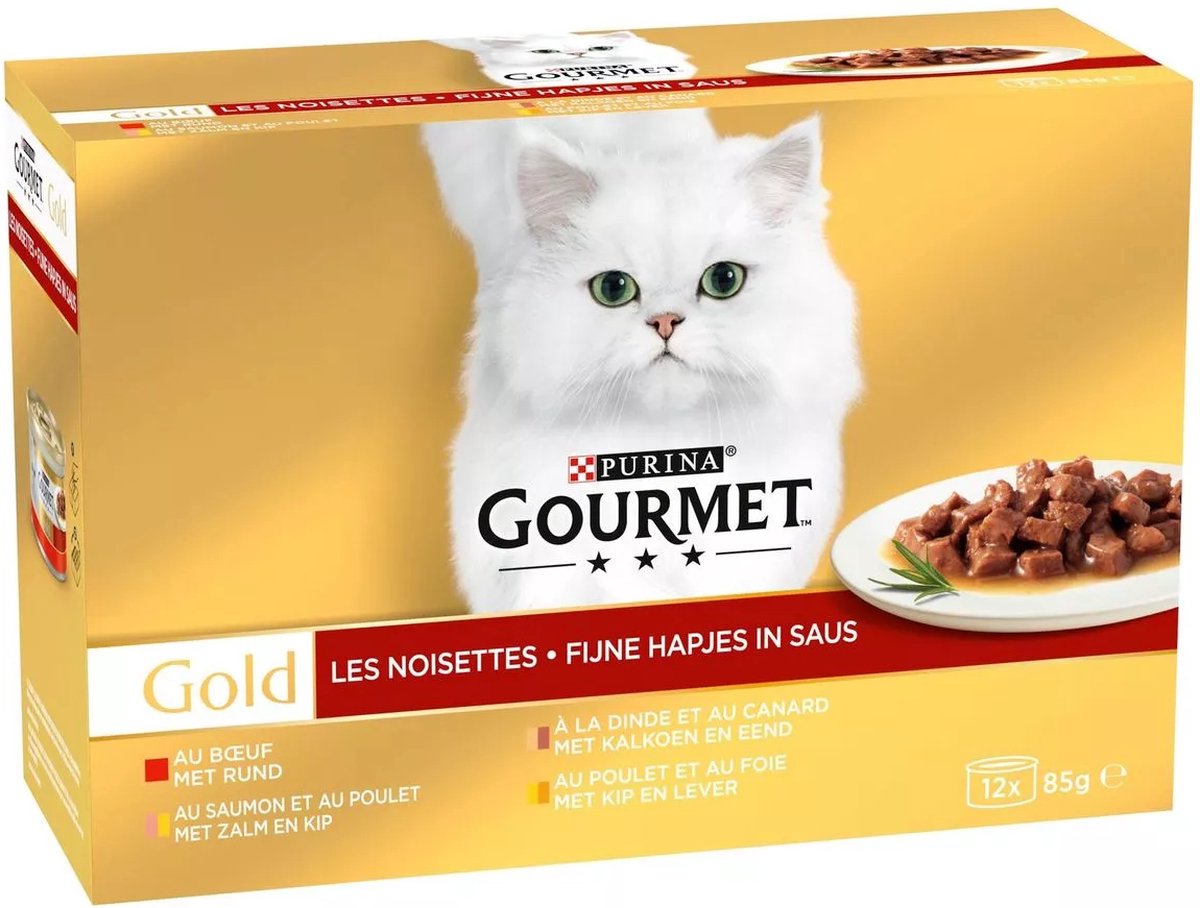 Gourmet Gold - Fijne Hapjes in Saus - 12x85g