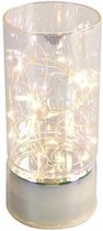 kerstverlichting led Gabrike 17,5 cm L glas geel/groen