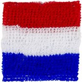 zweetbandje Holland rood/wit/blauw