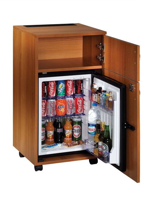 Koelkast: Technomax F40MEL koelkast in houten meubel - compleet geruisloos -, van het merk Technomax