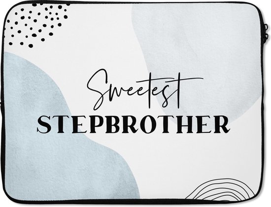 Housse pour ordinateur portable 15 pouces - Citation - Brother - Amour - Demi-frère - Housse pour ordinateur portable