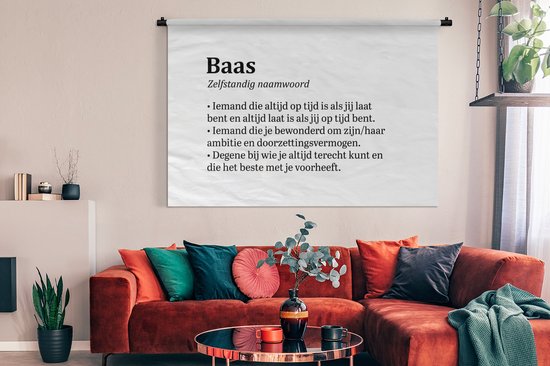 Tapisserie - Tapisserie - Patron - Citations - Travail - 180x120 cm - Tapisserie