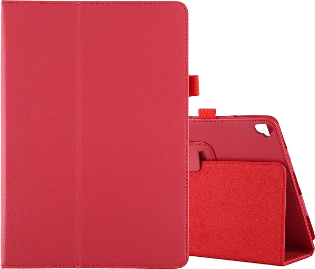 Mobigear Tablethoes geschikt voor Apple iPad Pro 10.5 Inch (2017) Hoes | Mobigear Classic Bookcase + Stylus Houder - Rood