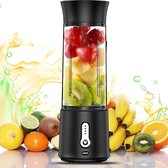 Smoothie Maker Portable - Innovigo - Blender To Go - Portable Blender - Draagbare Blender - 0.5 Liter - Draadloos - USB-C Oplaadbaar - Zwart - BSE