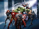 Sanders & Sanders fotobehang The Avengers blauw, groen en rood - 601034 - 3.6 x 2.7 m