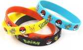 Pokemon armband 8 stuks - polsbandjes Pokemon - uitdeelcadeau jongen - kinderfeestje