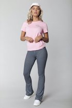 Colourful Rebel Geometric Broek  Zwart Dames - Wijduitlopende Fit - Polyester - XL