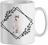 Mok Siberian Husky 4.5| Hond| Hondenliefhebber | Cadeau| Cadeau voor hem| cadeau voor haar | Beker 31 CL