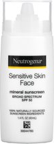 Neutrogena -  Sensitive Skin Face Mineral Sunscreen - SPF 50 - 40 ml