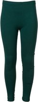 Meisjes legging donkergroen | Maat 116/6Y