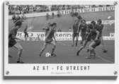 Walljar - FC Utrecht - FC Twente '73 - Muurdecoratie - Plexiglas schilderij