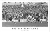 Walljar - ADO Den Haag - DWS '67 - Zwart wit poster