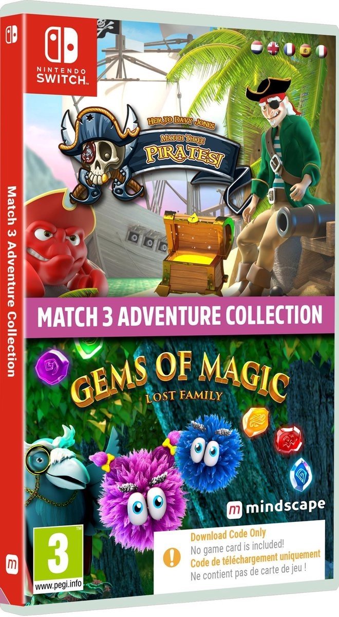 Match 3 Adventure Collection - Switch (Code in a Box) | Games | bol.com
