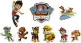 Paw Patrol Taart Topper - 9 Stuks - Taart Versiering - Paw Patrol Taart Decoratie - Topper - Paw Patrol Versiering