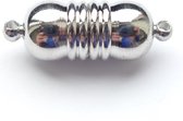 Art & Pearls – 5 sluiting met extra stevige magneet – lengte: 27 mm - Platinum plated