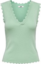 JdY JDYMETTE LIFE S/L V-NECK TOP KNT Dames Trui - Maat L