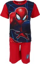 Marvel Spiderman - shortama - rood - maat 104