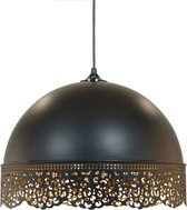 C-Création® Volga - Hanglamp - Zwart - Ø 35 cm- Woonkamer - Keuken - Slaapkamer - Hal