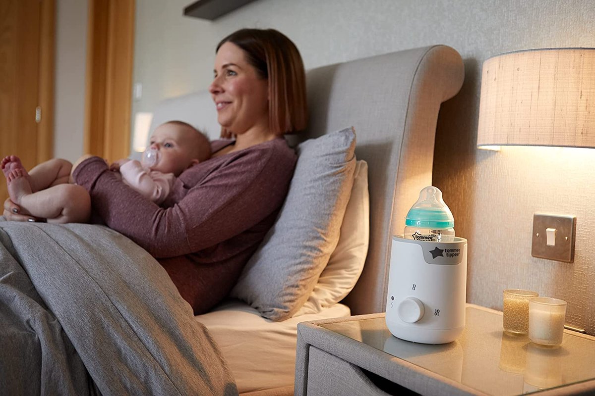 Tommee Tippee Easi Warm - elektrische flessen - en voedselverwarmer -  automatische timer - draaiknop - wit thumbnail 5